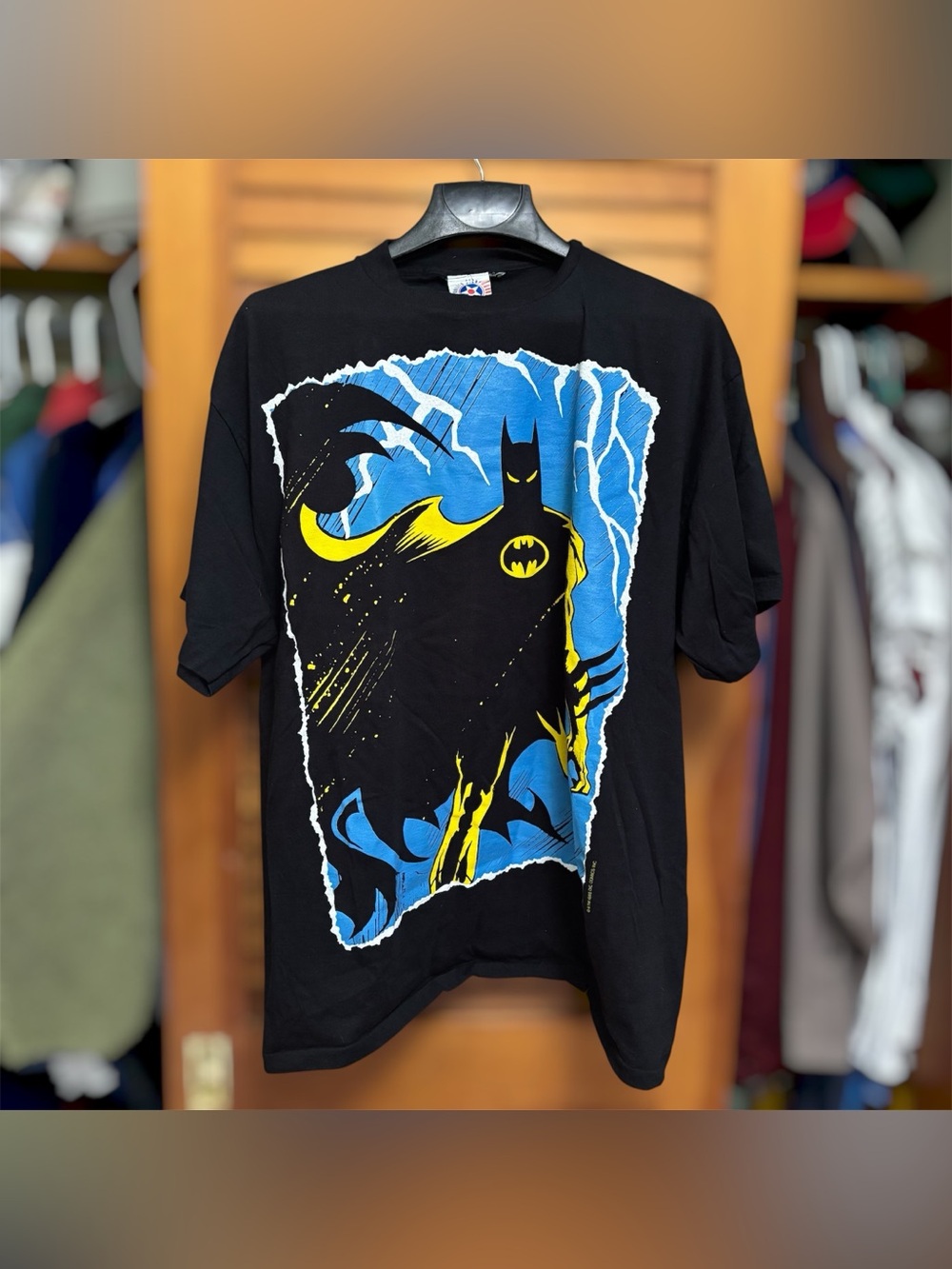 Vintage 80s Batman Graphic T Shirt DC Comics Single Stitch Made In USA XL